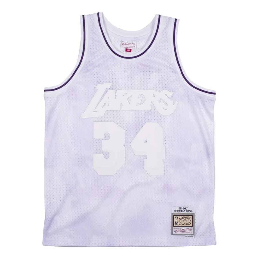 Джерси Mitchell & Ness x NBA LA Lakers 1996-97 Cloudy Skies Swingman Jersey 'Shaquille O'Neal 34', фиолетовый
Джерси Mitchell & Ness x NBA LA Lakers 1996-97 Cloudy Skies Swingman Jersey 'Shaquille O'Neal 34', фиолетовый