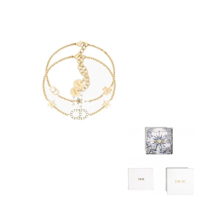 DIOR Набор позолоченных браслетов Women's Gold
DIOR Набор позолоченных браслетов Women's Gold