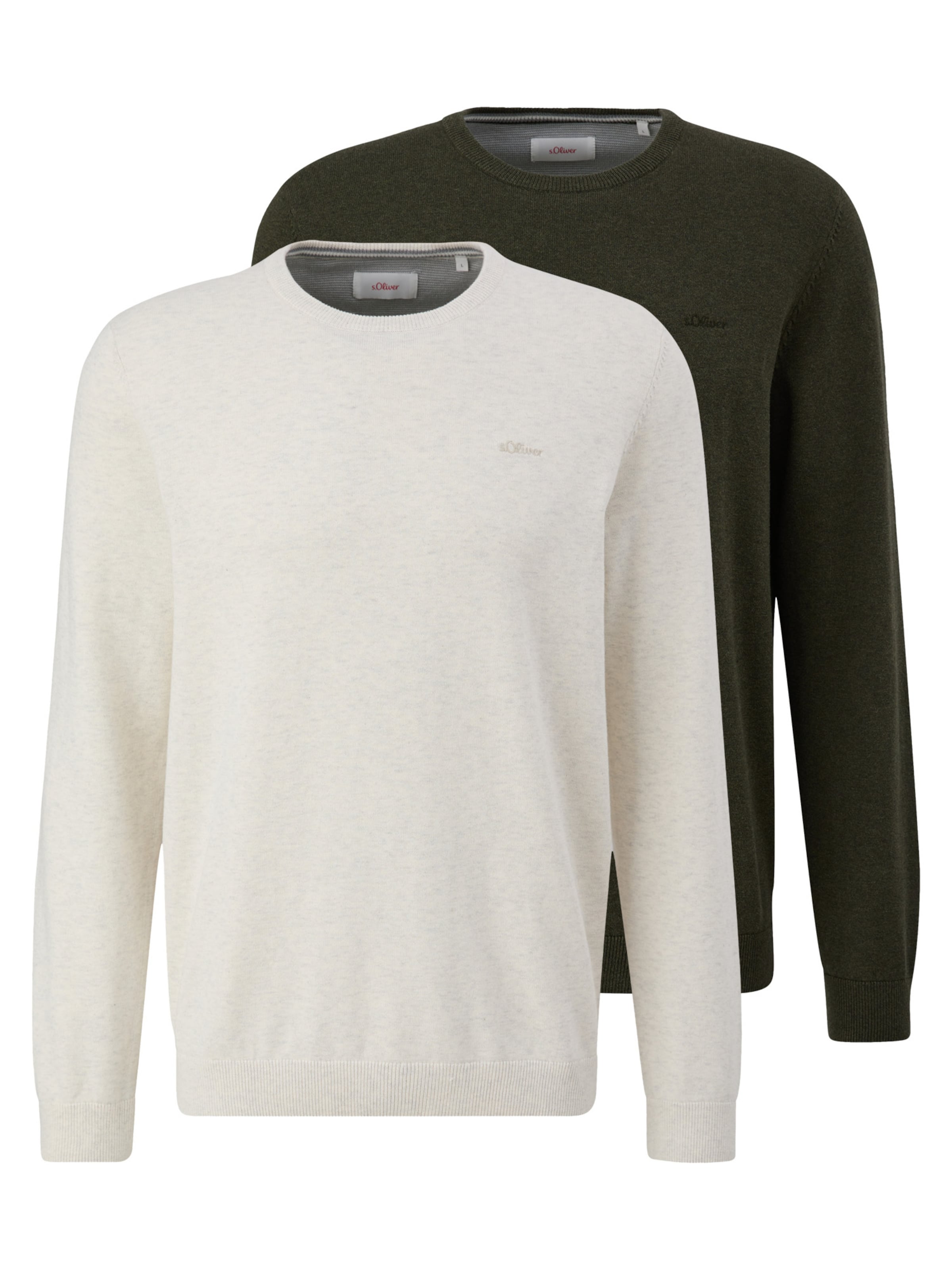 s.Oliver Свитер 'Basic' в крапчатом зеленом
s.Oliver Свитер 'Basic' в крапчатом зеленом