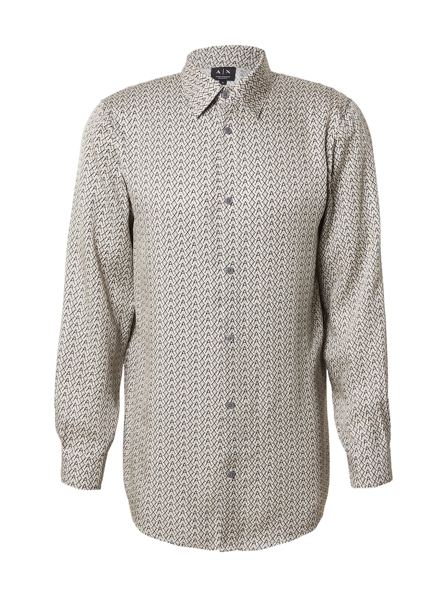 Рубашка на пуговицах классического кроя ARMANI EXCHANGE, коричневый/экрю
Рубашка на пуговицах классического кроя ARMANI EXCHANGE, коричневый/экрю