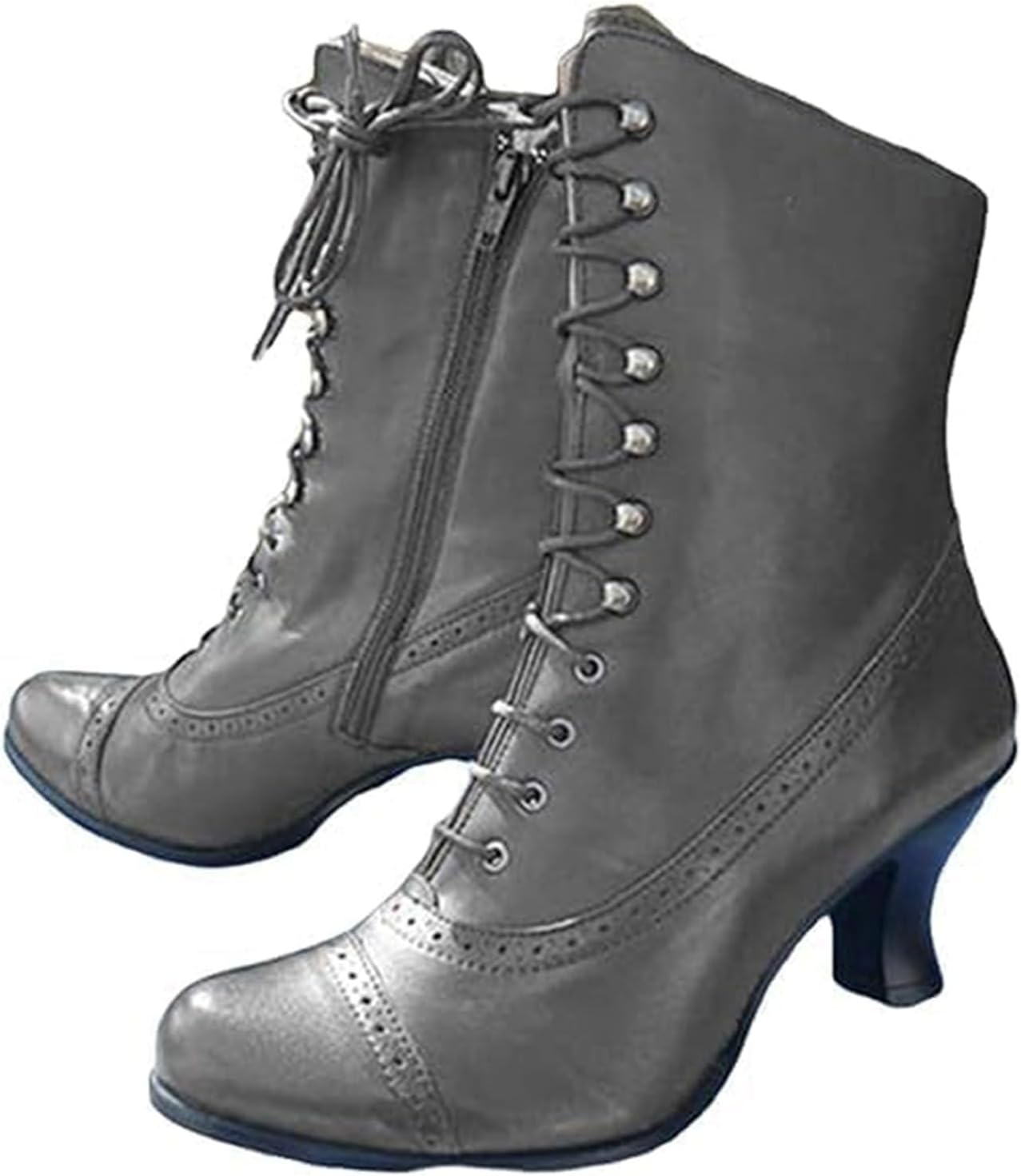 Викторианские ботинки для женщин, костюм ведьмы, ренессансные туфли, ботинки до середины голени, кружевные ботинки на среднем каблуке, ботинки для ведьм, ботинки бабушки, конусовидный каблук, боковая молния Toumov, серый
Викторианские ботинки для женщин, костюм ведьмы, ренессансные туфли, ботинки до середины голени, кружевные ботинки на среднем каблуке, ботинки для ведьм, ботинки бабушки, конусовидный каблук, боковая молния Toumov, серый