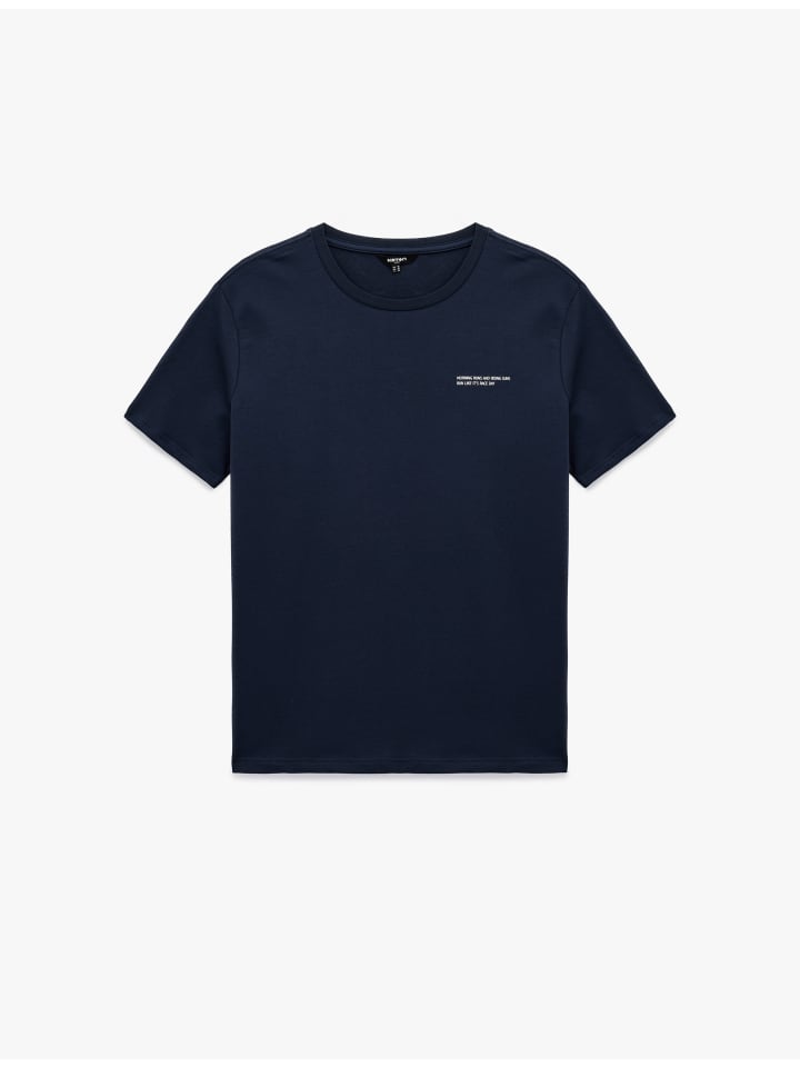 Футболка SS темно-синего цвета KOTON
Футболка SS темно-синего цвета KOTON