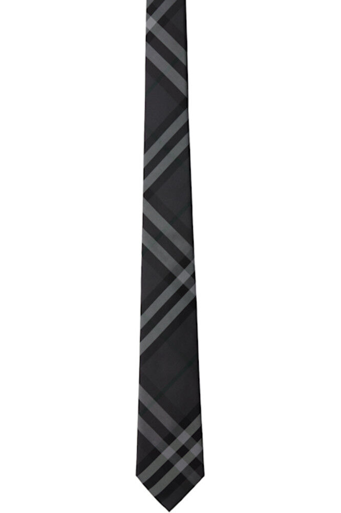Галстук из серого шёлка в клетку Burberry
Галстук из серого шёлка в клетку Burberry