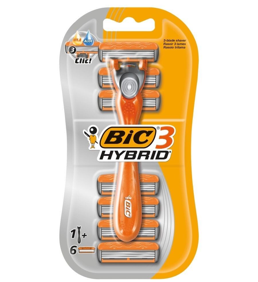 Бритва для мужчин Bic 3 Hybrid, 6 шт
Бритва для мужчин Bic 3 Hybrid, 6 шт