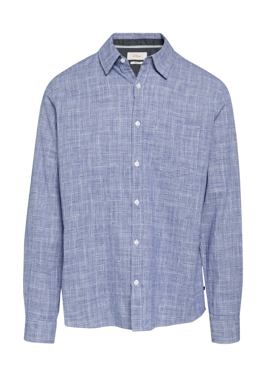 Клетчатая рубашка s.Oliver Regular fit Button Up Shirt, синий
Клетчатая рубашка s.Oliver Regular fit Button Up Shirt, синий