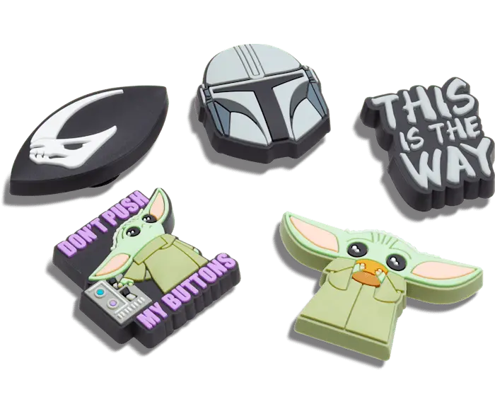 Джиббитсы Disneys The Mandalorian 5 Pack Crocs
Джиббитсы Disneys The Mandalorian 5 Pack Crocs