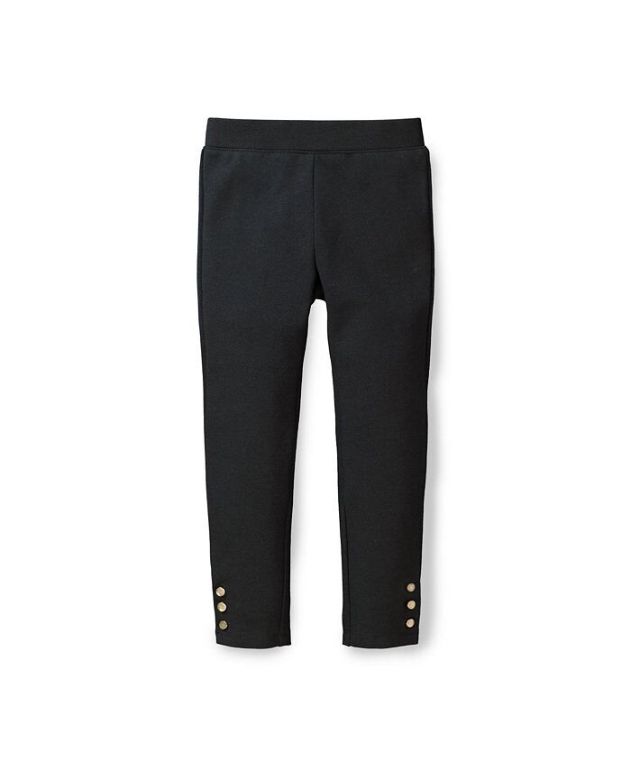 Брюки Ponte на пуговицах для девочек, для малышей Hope & Henry, черный
Брюки Ponte на пуговицах для девочек, для малышей Hope & Henry, черный