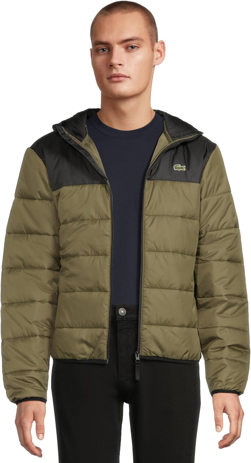 Куртка-пуховик Lacoste мужская Core Regular Fit Color Block, Olive/Black
Куртка-пуховик Lacoste мужская Core Regular Fit Color Block, Olive/Black