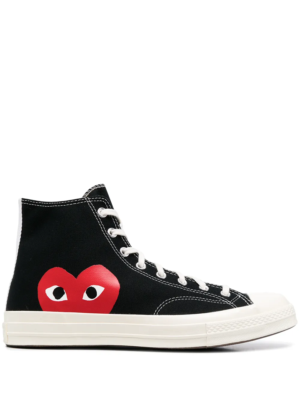Высокие кеды Comme Des Garçons Play X Converse, черный
Высокие кеды Comme Des Garçons Play X Converse, черный