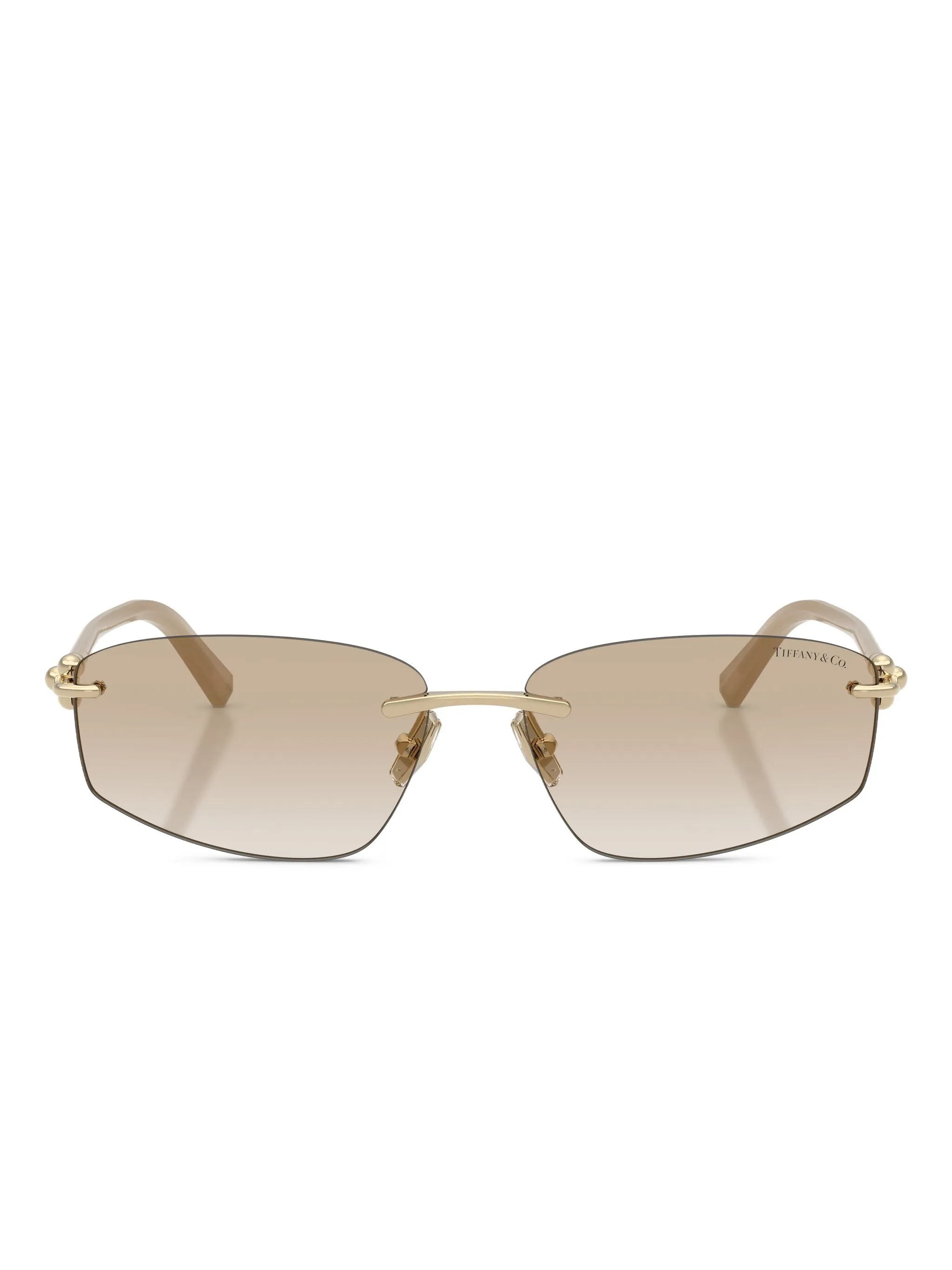 Солнцезащитные очки в безободковой оправе Tiffany & Co Eyewear, золотистый
Солнцезащитные очки в безободковой оправе Tiffany & Co Eyewear, золотистый