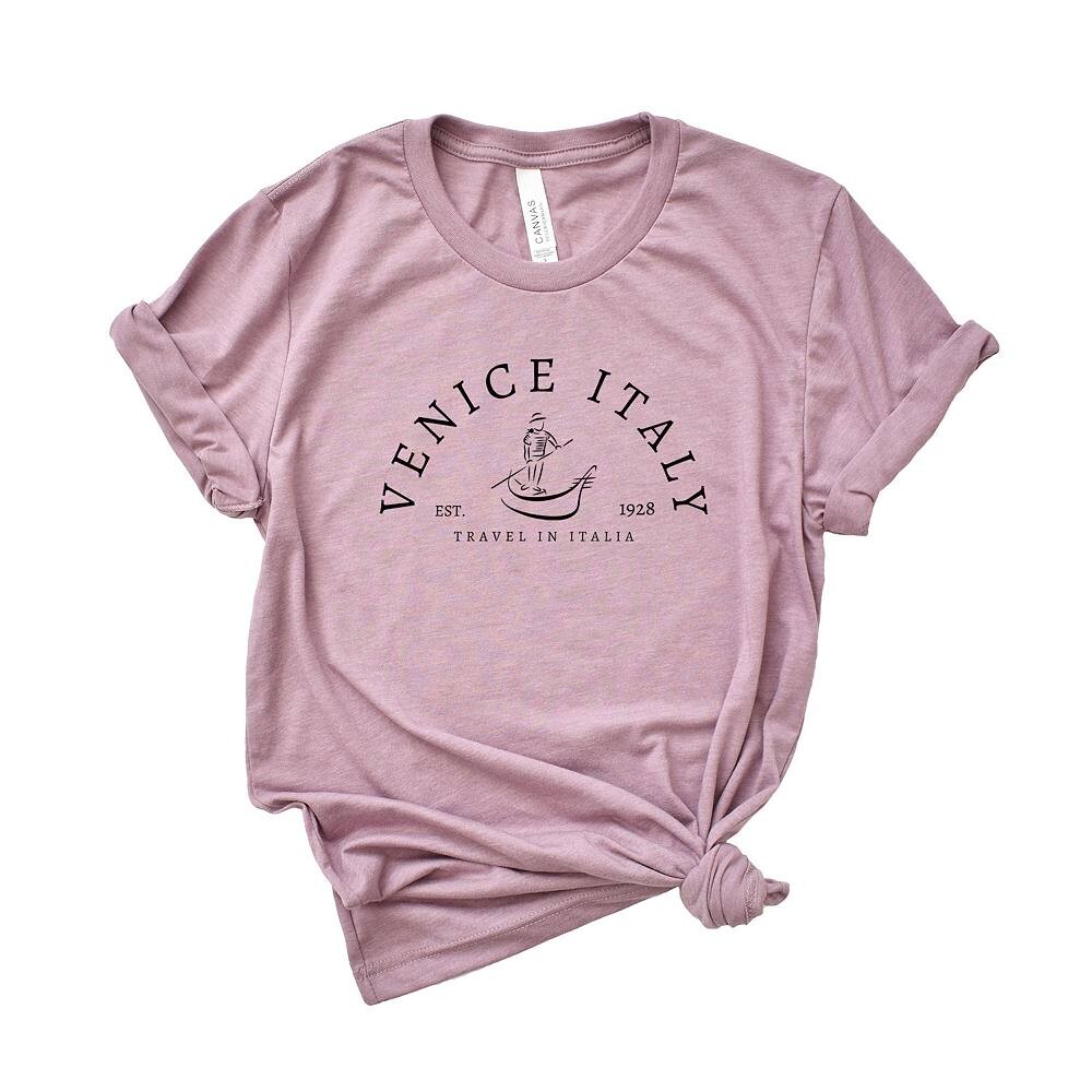 Футболка с короткими рукавами и рисунком «Венеция Италия» Simply Sage Market, цвет Orchid 
Футболка с короткими рукавами и рисунком «Венеция Италия» Simply Sage Market, цвет Orchid