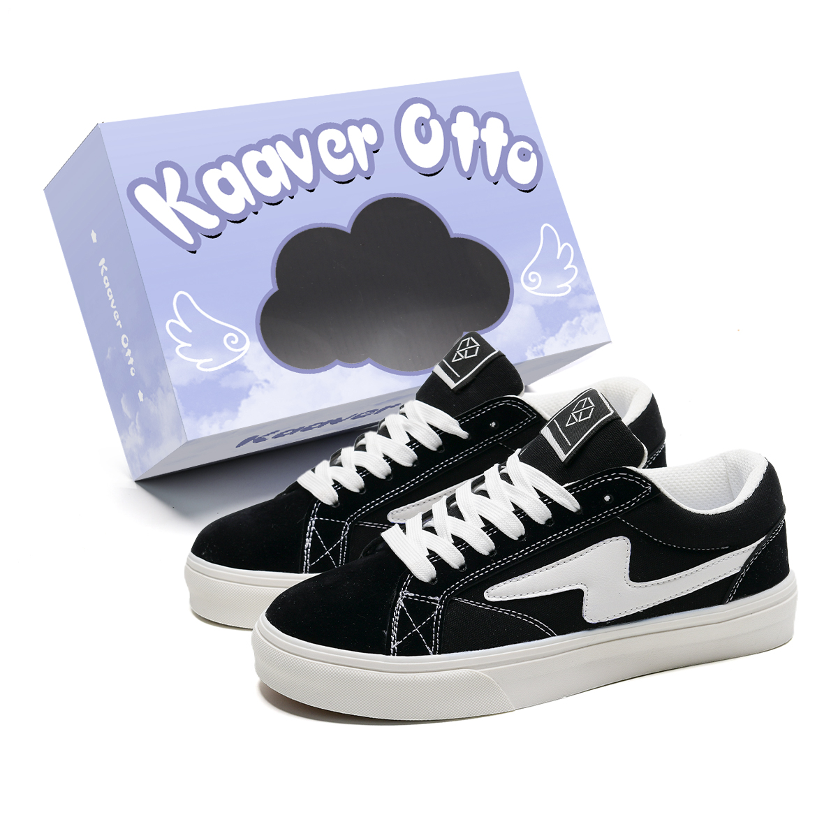 KAAVER OTTO Износостойкие и легкие винтажные спортивные скейтерские кроссовки унисекс черные, цвет Black
KAAVER OTTO Износостойкие и легкие винтажные спортивные скейтерские кроссовки унисекс черные, цвет Black