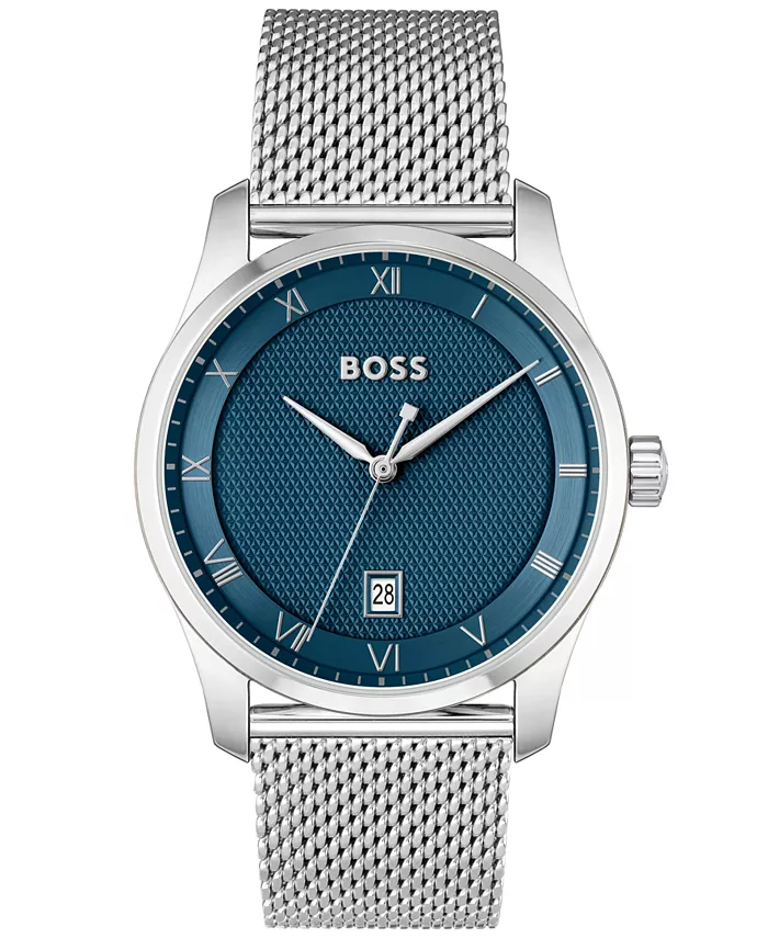 Мужские часы Principle Quartz Basic Calendar из нержавеющей стали серебристого цвета, 41 мм Hugo Boss
Мужские часы Principle Quartz Basic Calendar из нержавеющей стали серебристого цвета, 41 мм Hugo Boss