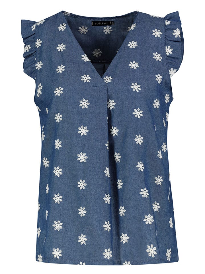 Блузка Sublevel, синий/белый
Блузка Sublevel, синий/белый