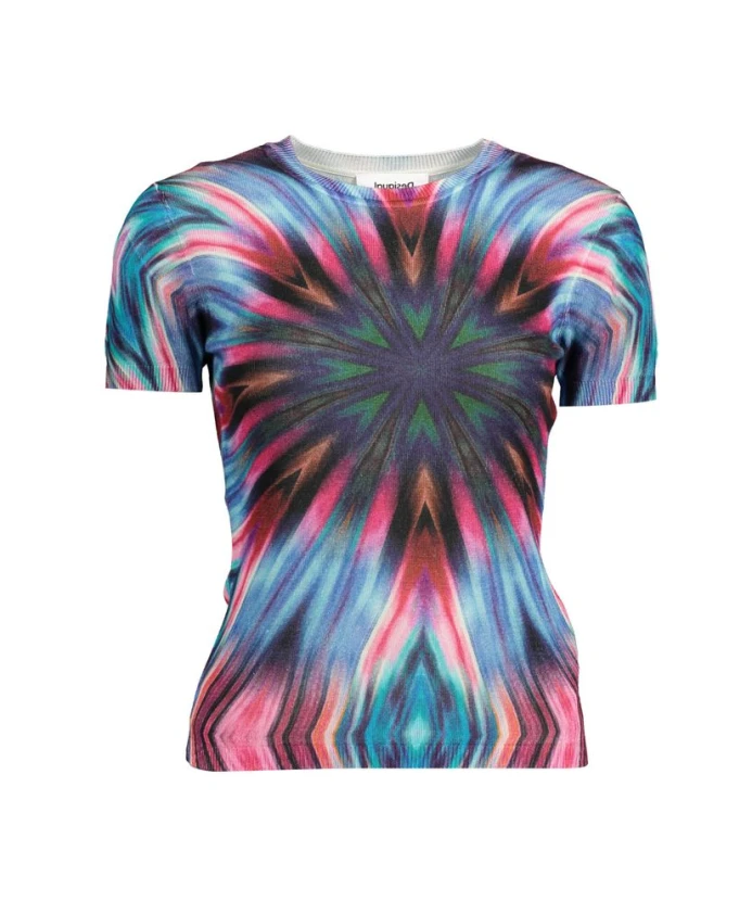 Синий женский свитер из вискозы Desigual, мультиколор
Синий женский свитер из вискозы Desigual, мультиколор