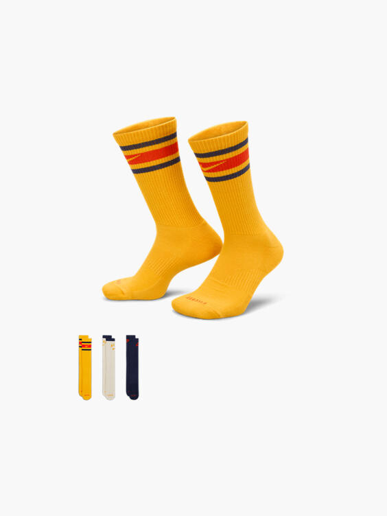 Упаковка из 3 носков. Nike, желтый
Упаковка из 3 носков. Nike, желтый
