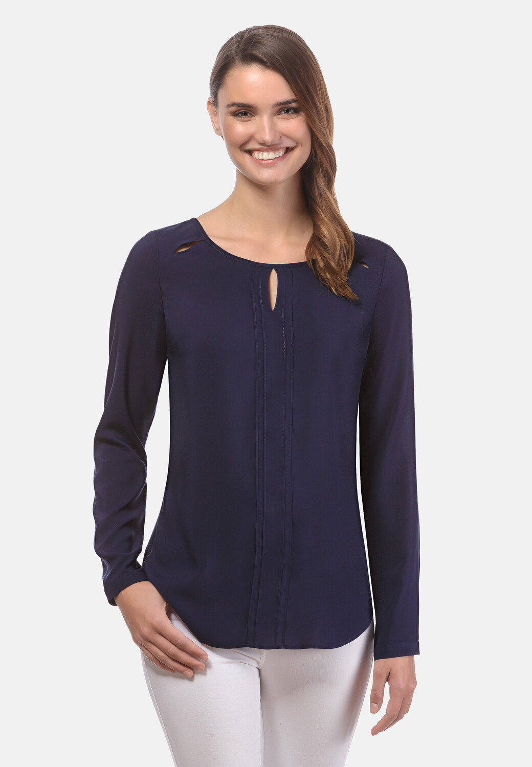 Блуза Vincenzo Boretti gerade geschnitten, темно-синий
Блуза Vincenzo Boretti gerade geschnitten, темно-синий