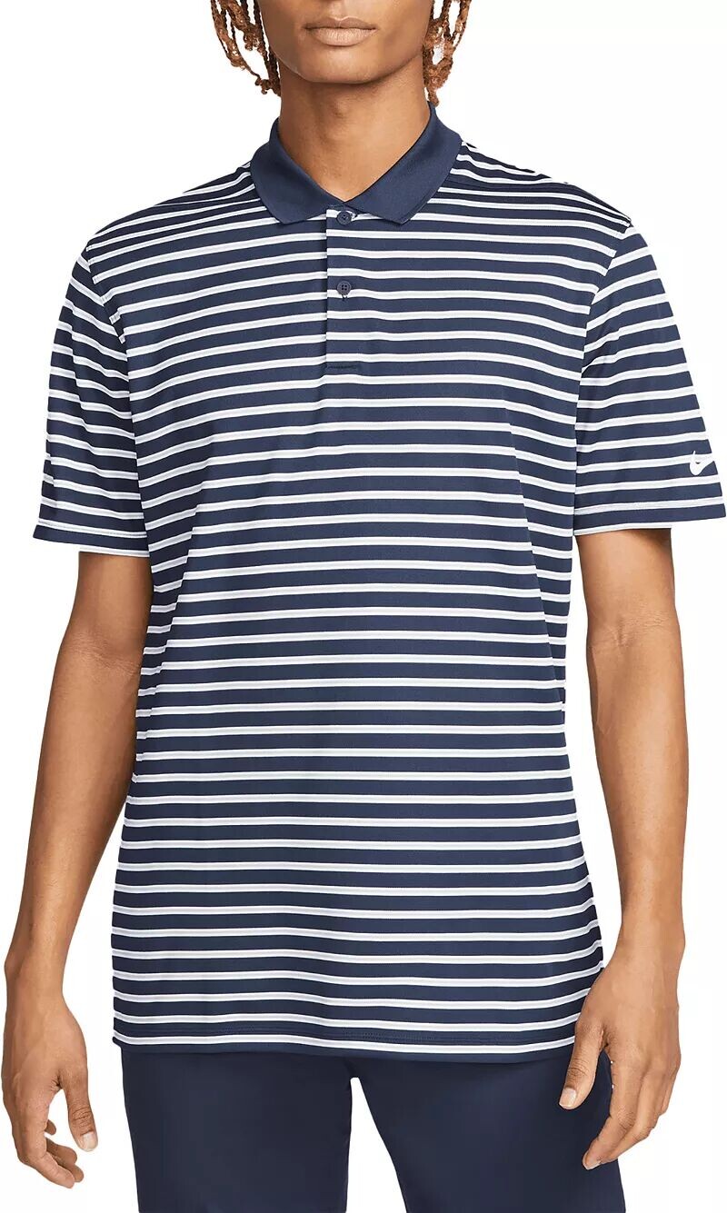 Мужская рубашка-поло для гольфа в полоску Nike Dri-FIT Victory
Мужская рубашка-поло для гольфа в полоску Nike Dri-FIT Victory