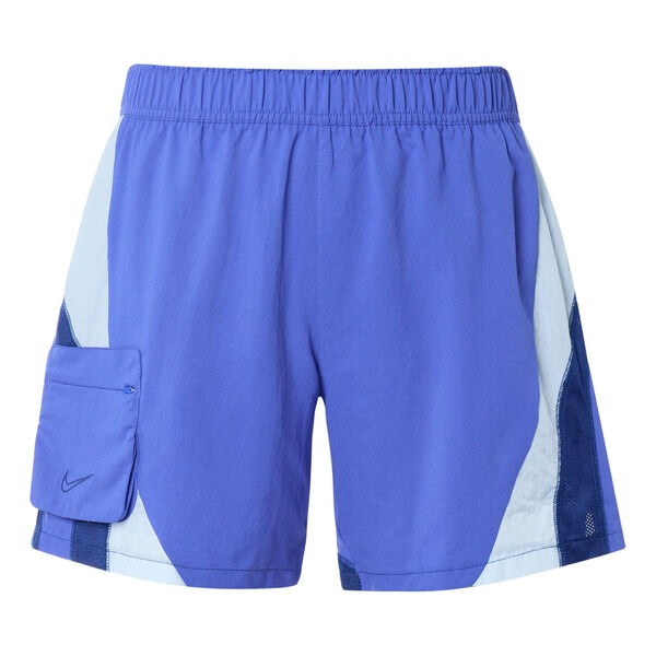 Шорты loose big pocket splicing design sports training shorts blue Nike, синий
Шорты loose big pocket splicing design sports training shorts blue Nike, синий