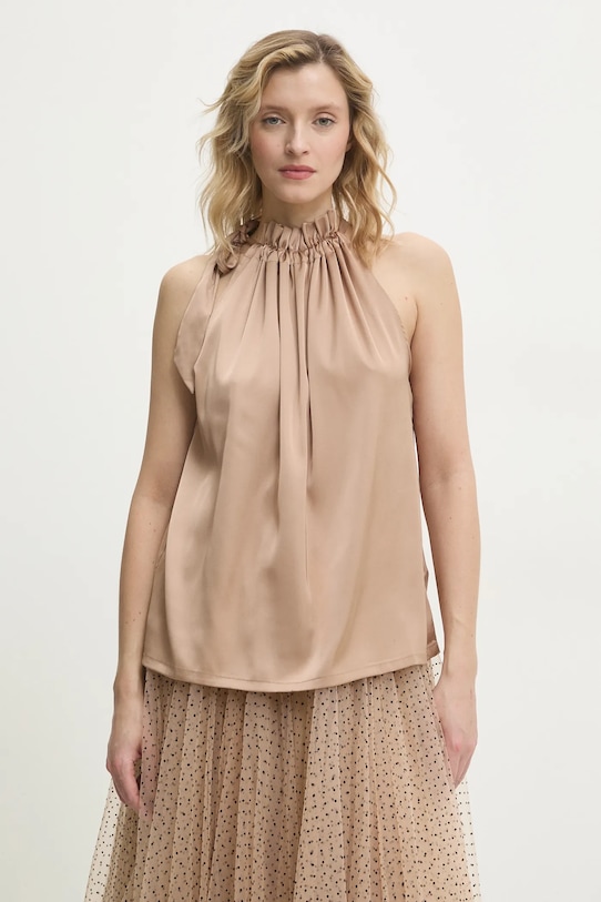 Блузка Answear.Lab, коричневый 
Блузка Answear.Lab, коричневый