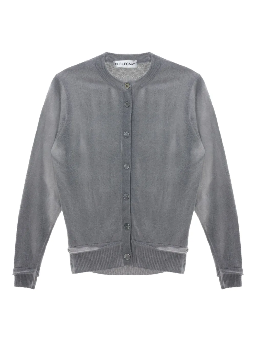 Кардиган на двух пуговицах OUR LEGACY, серый
Кардиган на двух пуговицах OUR LEGACY, серый