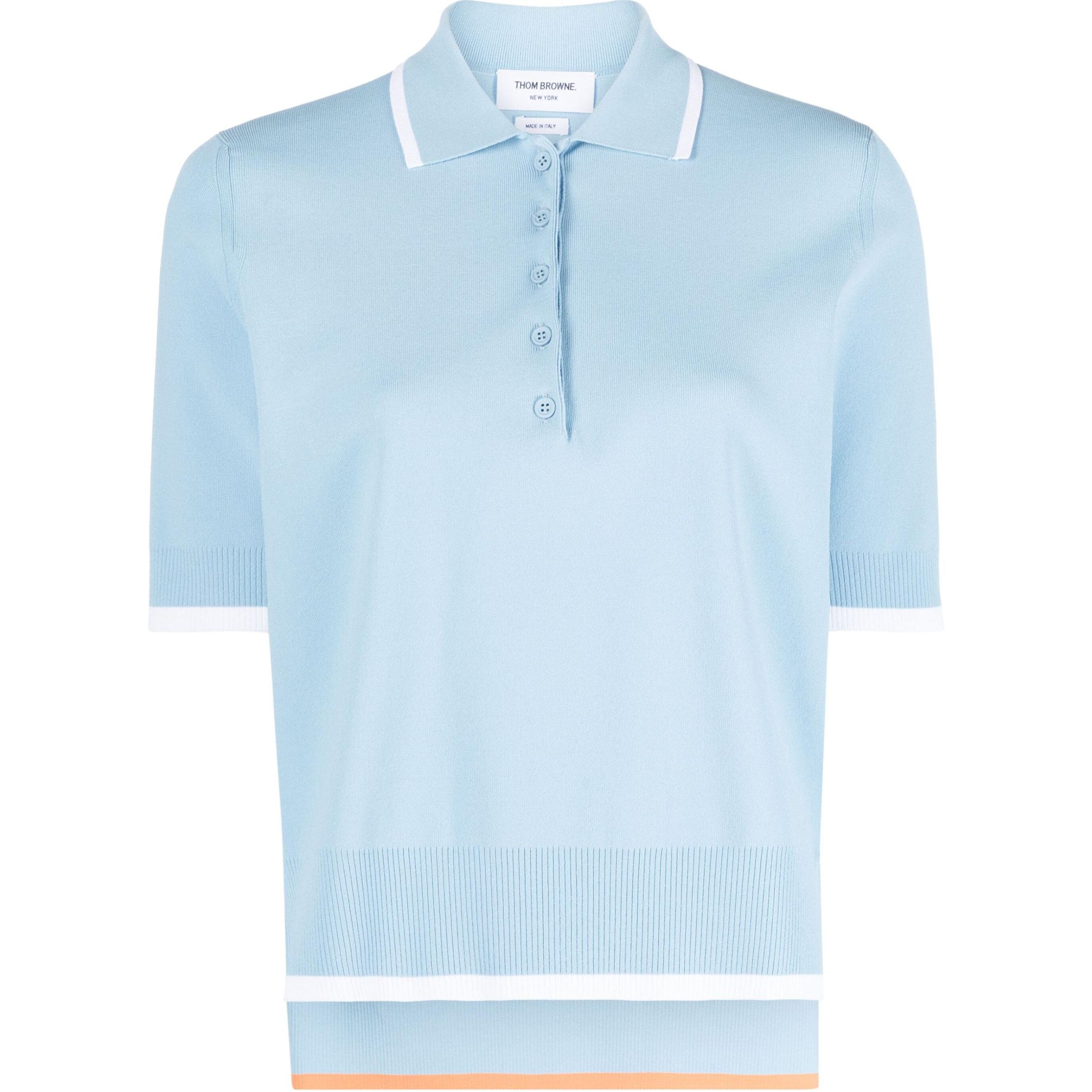 Рубчатая бокси поло THOM BROWNE, синий
Рубчатая бокси поло THOM BROWNE, синий