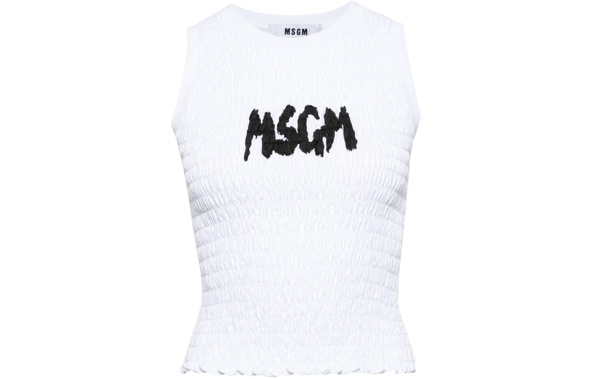 MSGM Женская белая майка Tank Tops
MSGM Женская белая майка Tank Tops