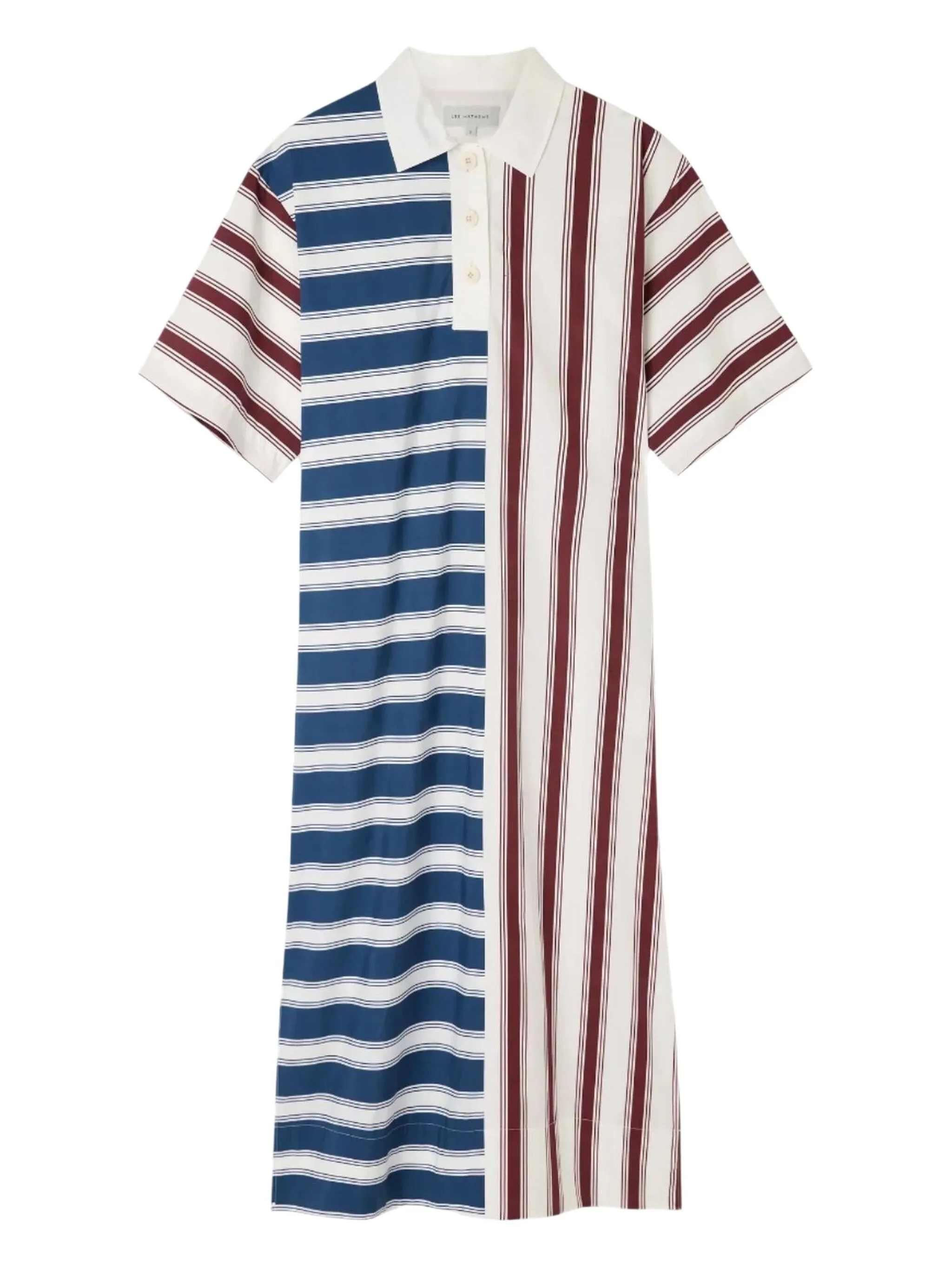 Платье поло в полоску Lee Mathews, синий
Платье поло в полоску Lee Mathews, синий