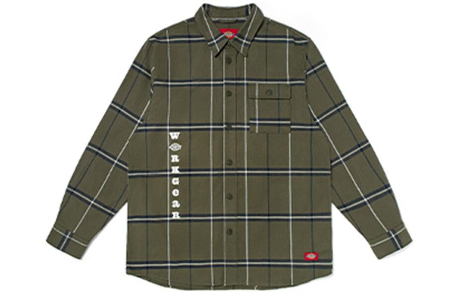 Рубашка мужская зеленая Dickies, зеленый 
Рубашка мужская зеленая Dickies, зеленый