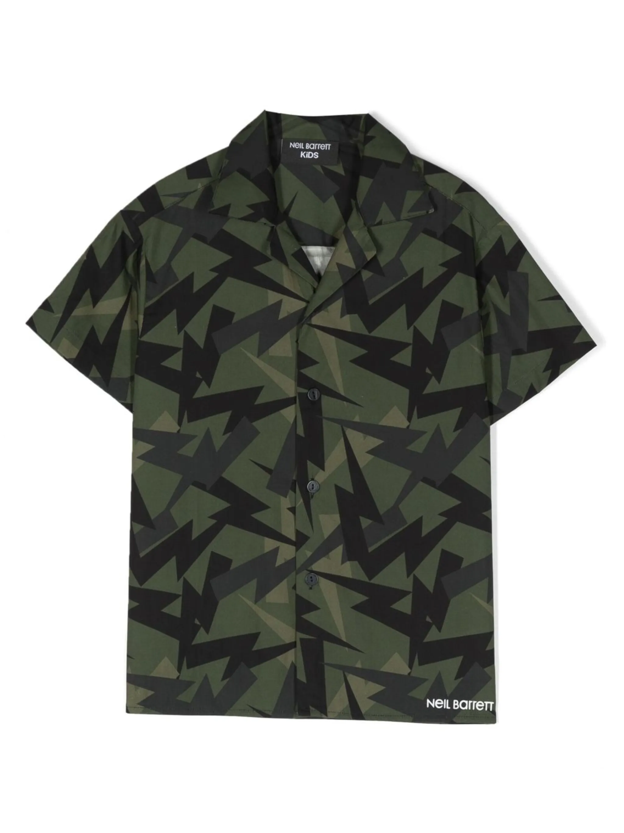 Рубашка с короткими рукавами и графичным принтом Neil Barrett Kids, зеленый
Рубашка с короткими рукавами и графичным принтом Neil Barrett Kids, зеленый