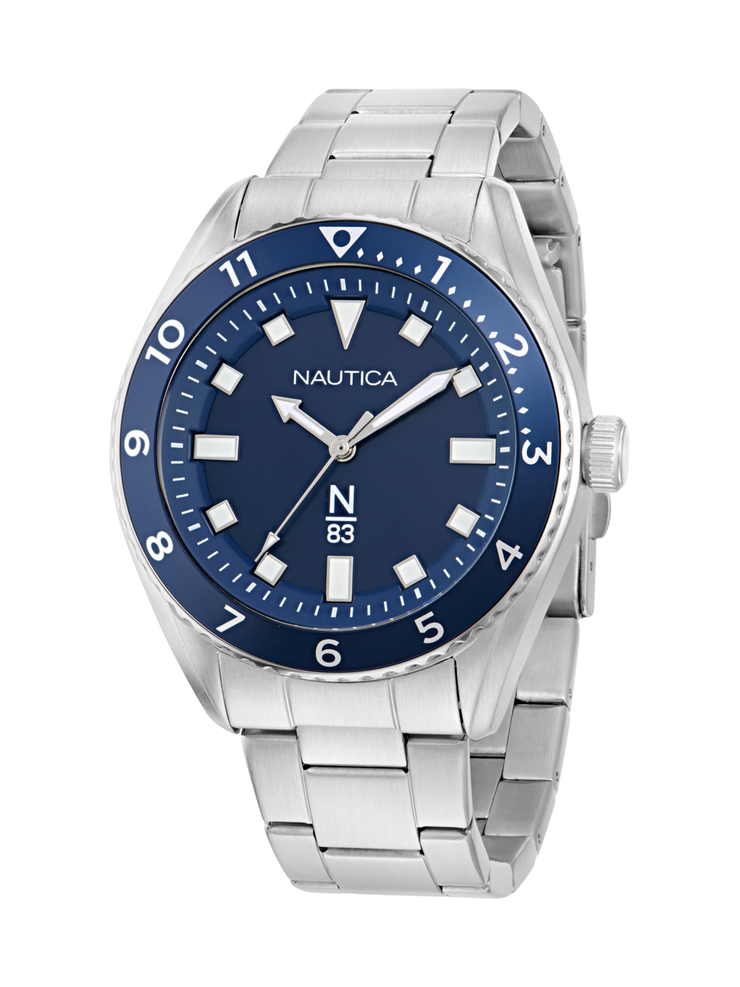 NAUTICA Часы 'Finn World' в серебристом цвете
NAUTICA Часы 'Finn World' в серебристом цвете