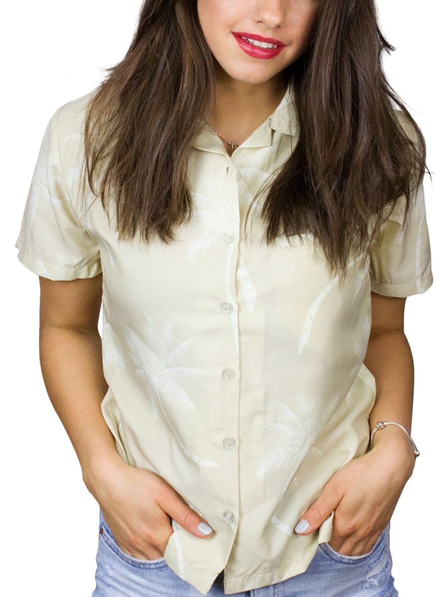 Блуза King Kameha Palmshadow, бежевый
Блуза King Kameha Palmshadow, бежевый