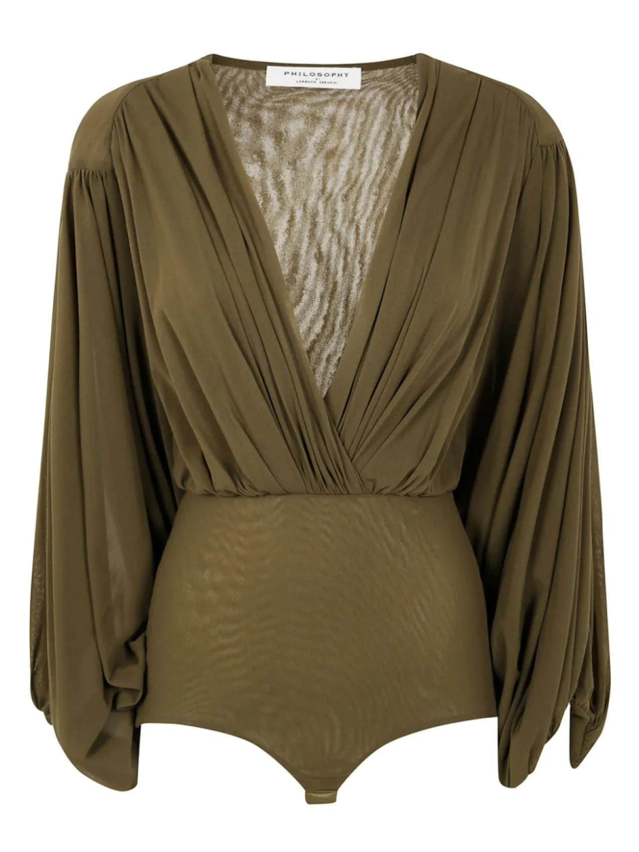 Боди с широкими рукавами Philosophy Di Lorenzo Serafini, коричневый
Боди с широкими рукавами Philosophy Di Lorenzo Serafini, коричневый