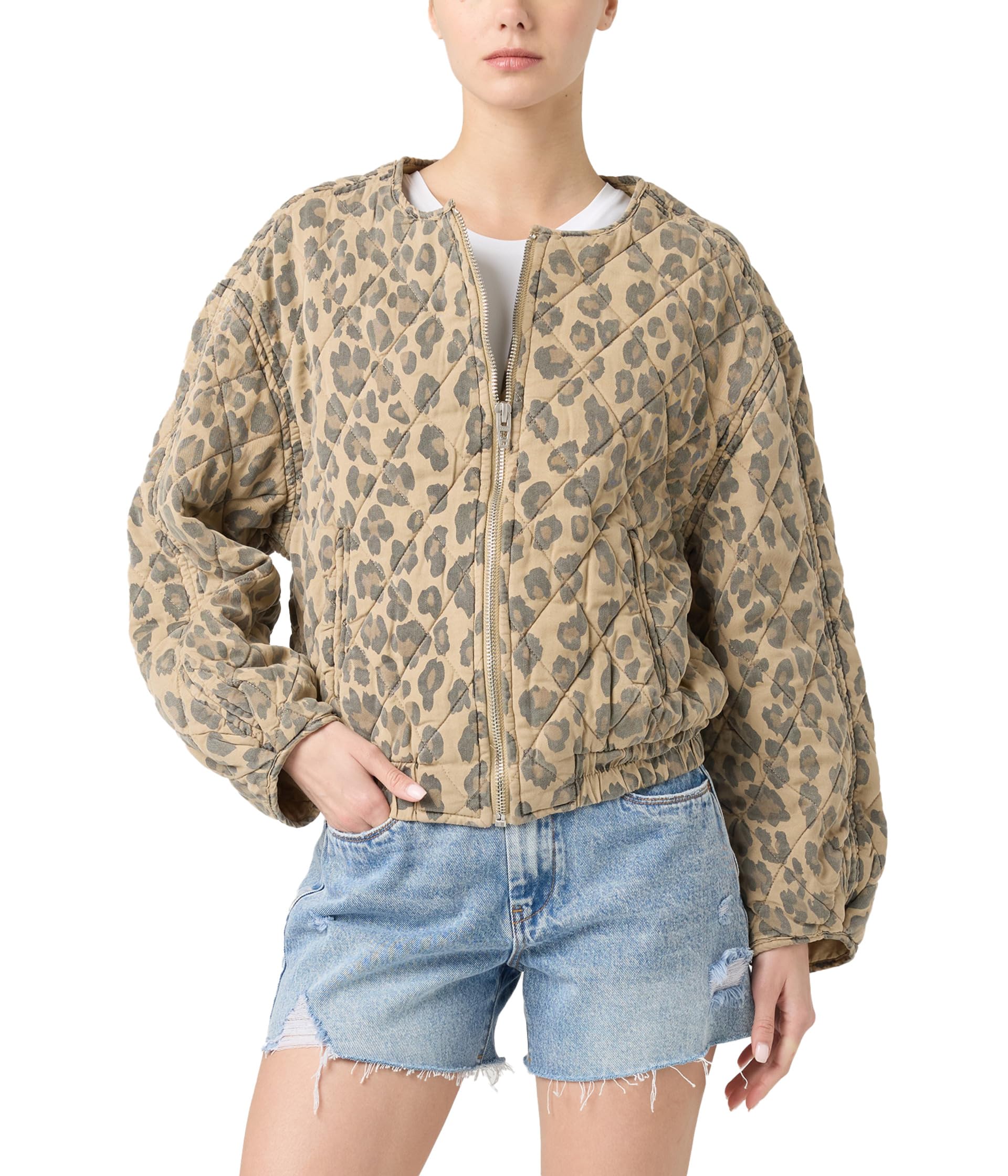 Куртка Blank NYC Leopard Tencel Jacket, цвет Multicolor 
Куртка Blank NYC Leopard Tencel Jacket, цвет Multicolor