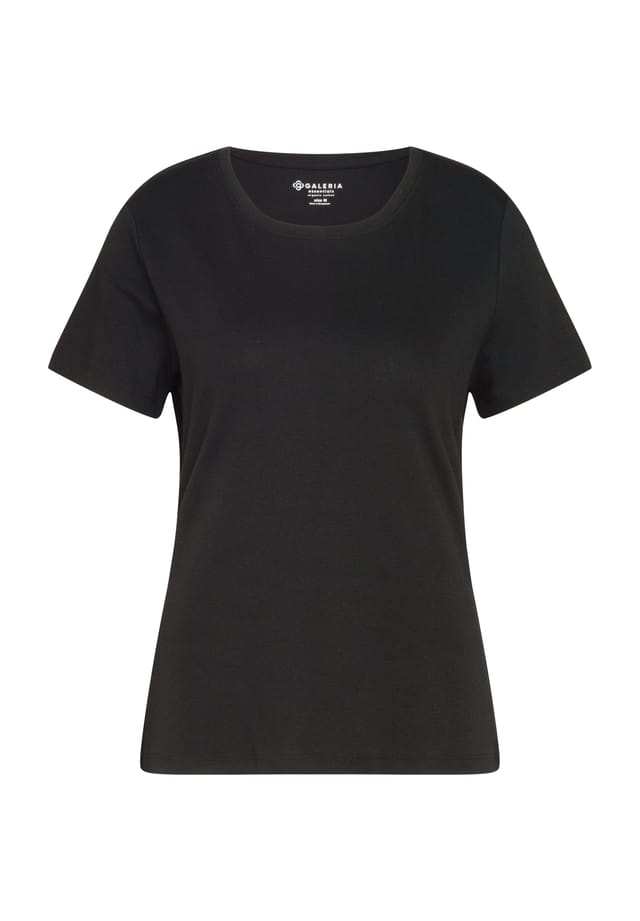 Футболка "Эми" с круглым вырезом Galeria Essentials, черный
Футболка "Эми" с круглым вырезом Galeria Essentials, черный