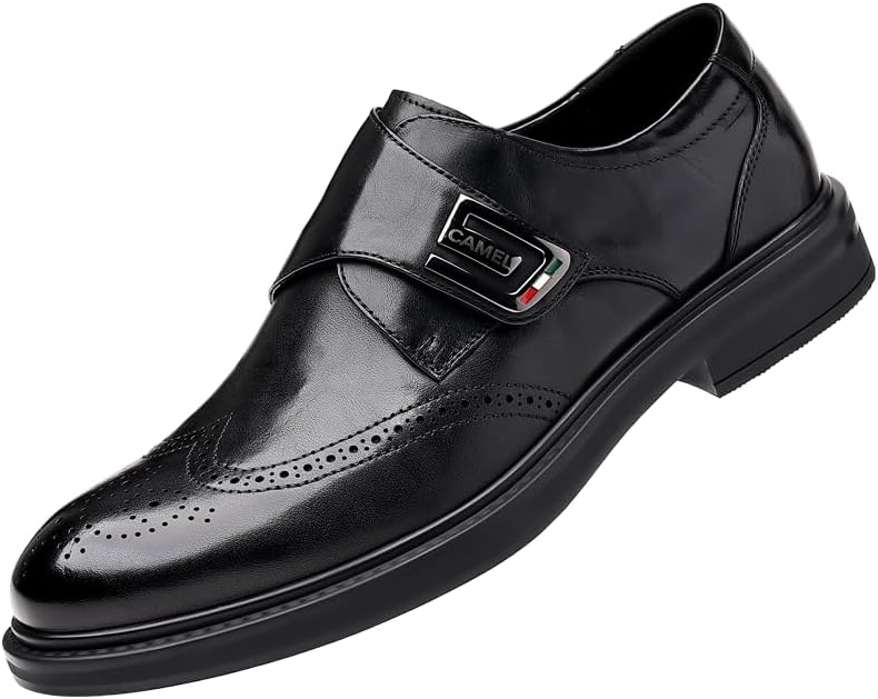 Мужские оксфорды слипоны с монк-ремнем, тиснением, затемненным носком, из веганской кожи, с противоскользящей резиновой подошвой для улицы Lhyxu, черный
Мужские оксфорды слипоны с монк-ремнем, тиснением, затемненным носком, из веганской кожи, с противоскользящей резиновой подошвой для улицы Lhyxu, черный