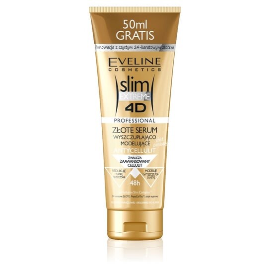 Золотая сыворотка для похудения и моделирования, 250 мл Eveline Cosmetics, Slim Extreme 4D
Золотая сыворотка для похудения и моделирования, 250 мл Eveline Cosmetics, Slim Extreme 4D