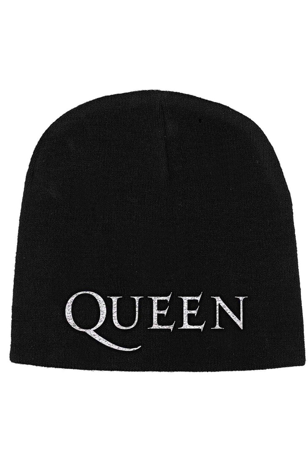 Шапка-бини с логотипом Queen, черный
Шапка-бини с логотипом Queen, черный