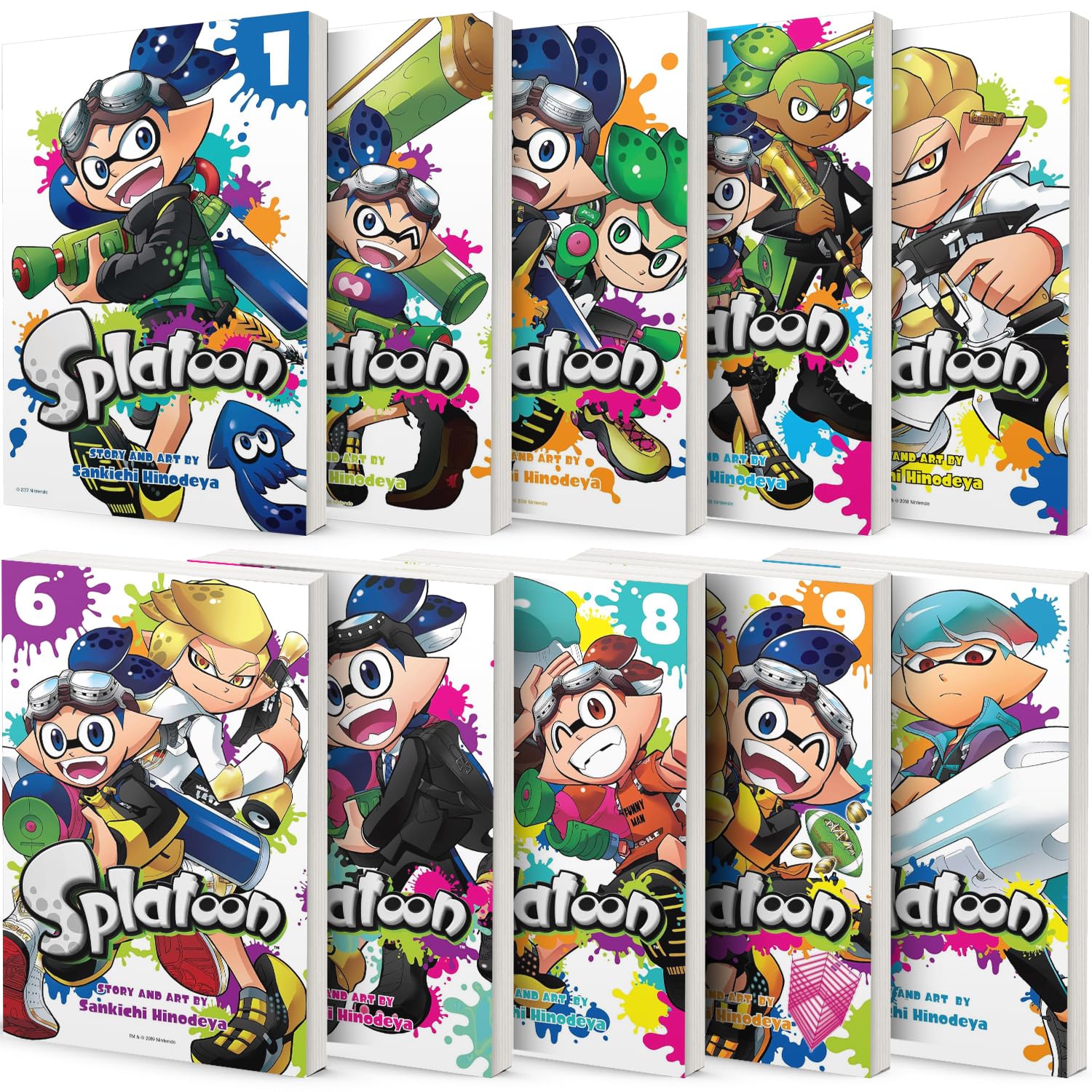 Splatoon Manga Collection 10 Books Set by Sankichi Hinodeya (Viz Media)
Splatoon Manga Collection 10 Books Set by Sankichi Hinodeya (Viz Media)