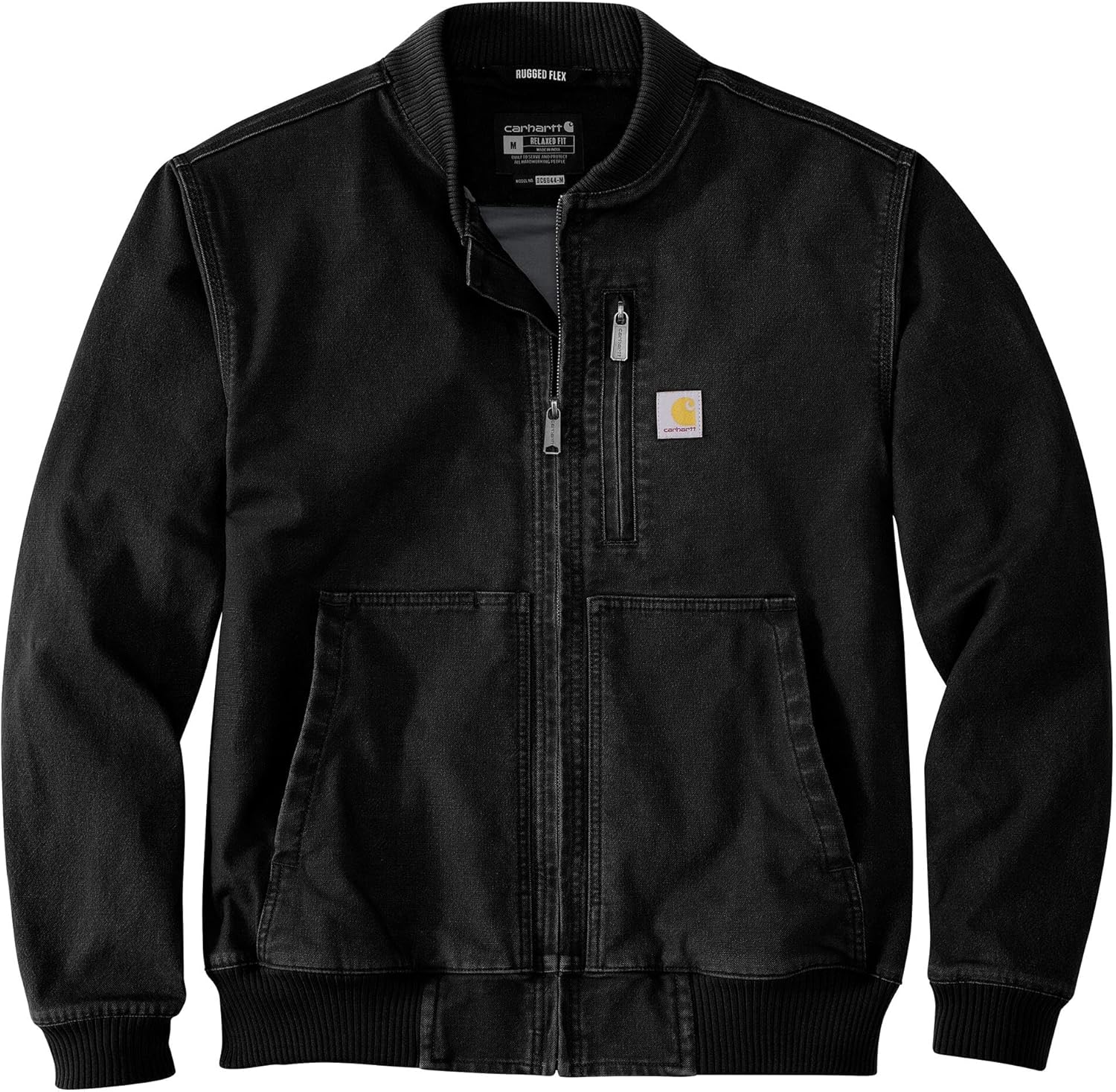 Carhartt мужская куртка-бомбер Relaxed Fit из ткани Rugged Flex Duck, Black
Carhartt мужская куртка-бомбер Relaxed Fit из ткани Rugged Flex Duck, Black