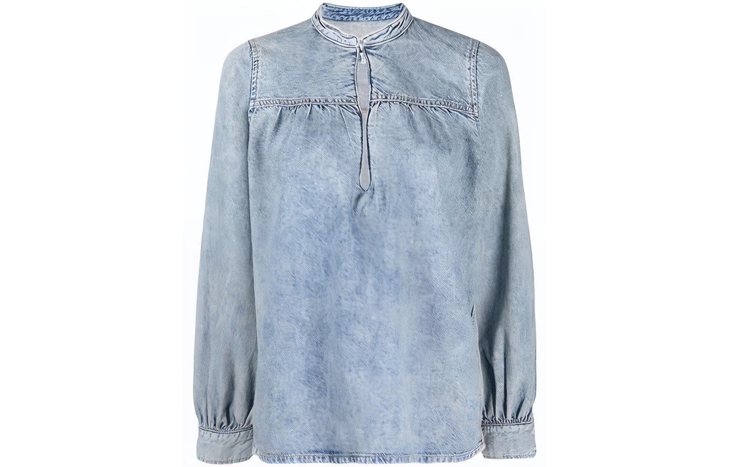 GANNI Синяя женская блузка
GANNI Синяя женская блузка