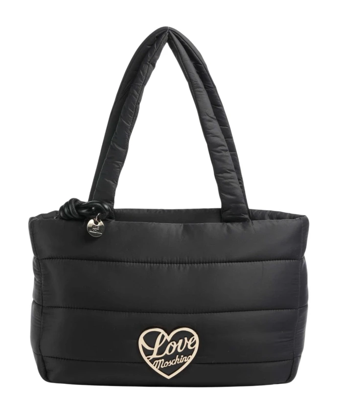 Большая стеганая сумка Love Moschino, черный
Большая стеганая сумка Love Moschino, черный