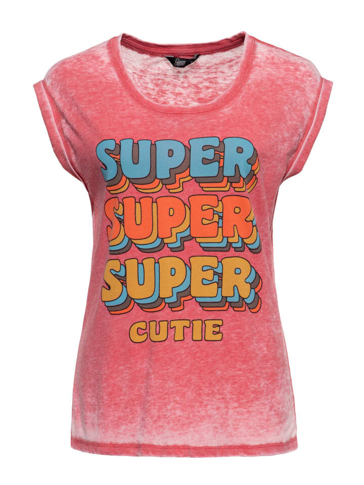 Футболка Queen Kerosin Super Cutie, красный
Футболка Queen Kerosin Super Cutie, красный