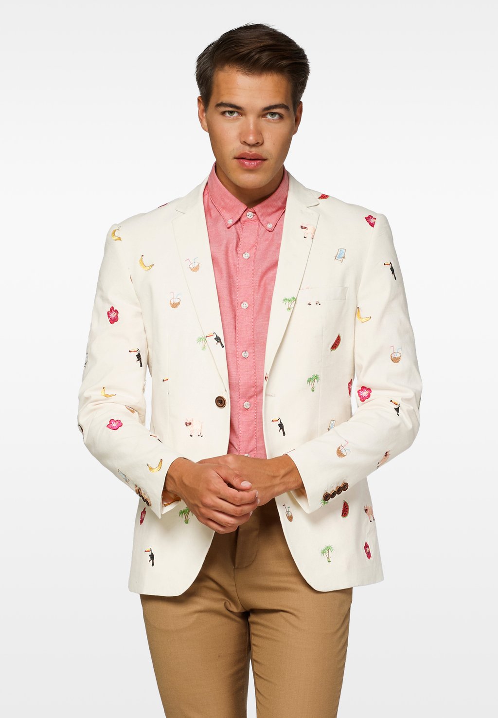 Пиджак-блейзер SUMMER ICONS OppoSuits, кремовый
Пиджак-блейзер SUMMER ICONS OppoSuits, кремовый