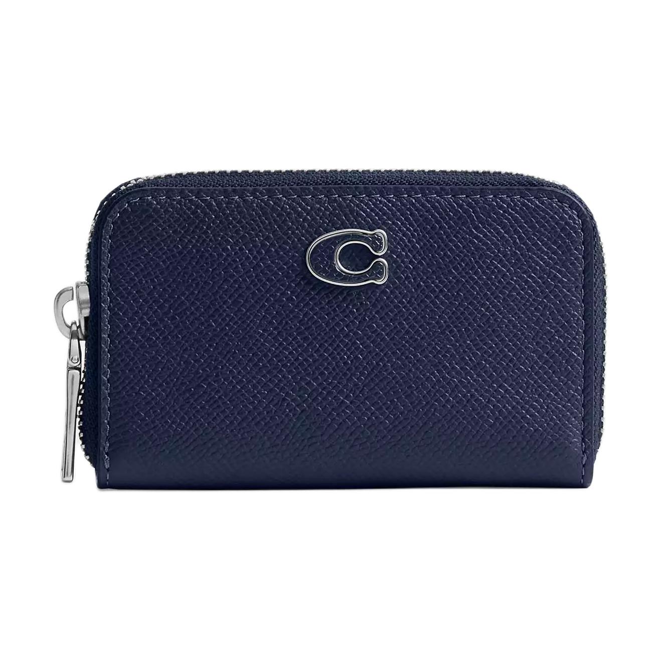 COACH Кожаный картхолдер Zip Around Small Women's Dark Blue
COACH Кожаный картхолдер Zip Around Small Women's Dark Blue