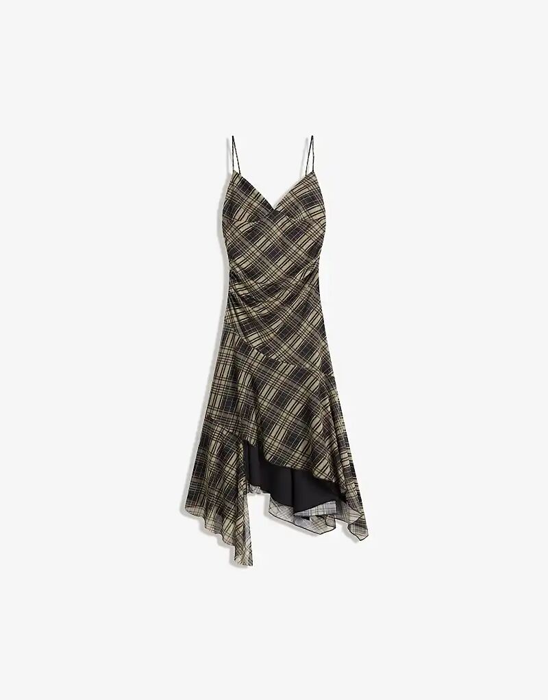 Платье миди из тюля в клетку Bershka на бретельках, черное
Платье миди из тюля в клетку Bershka на бретельках, черное