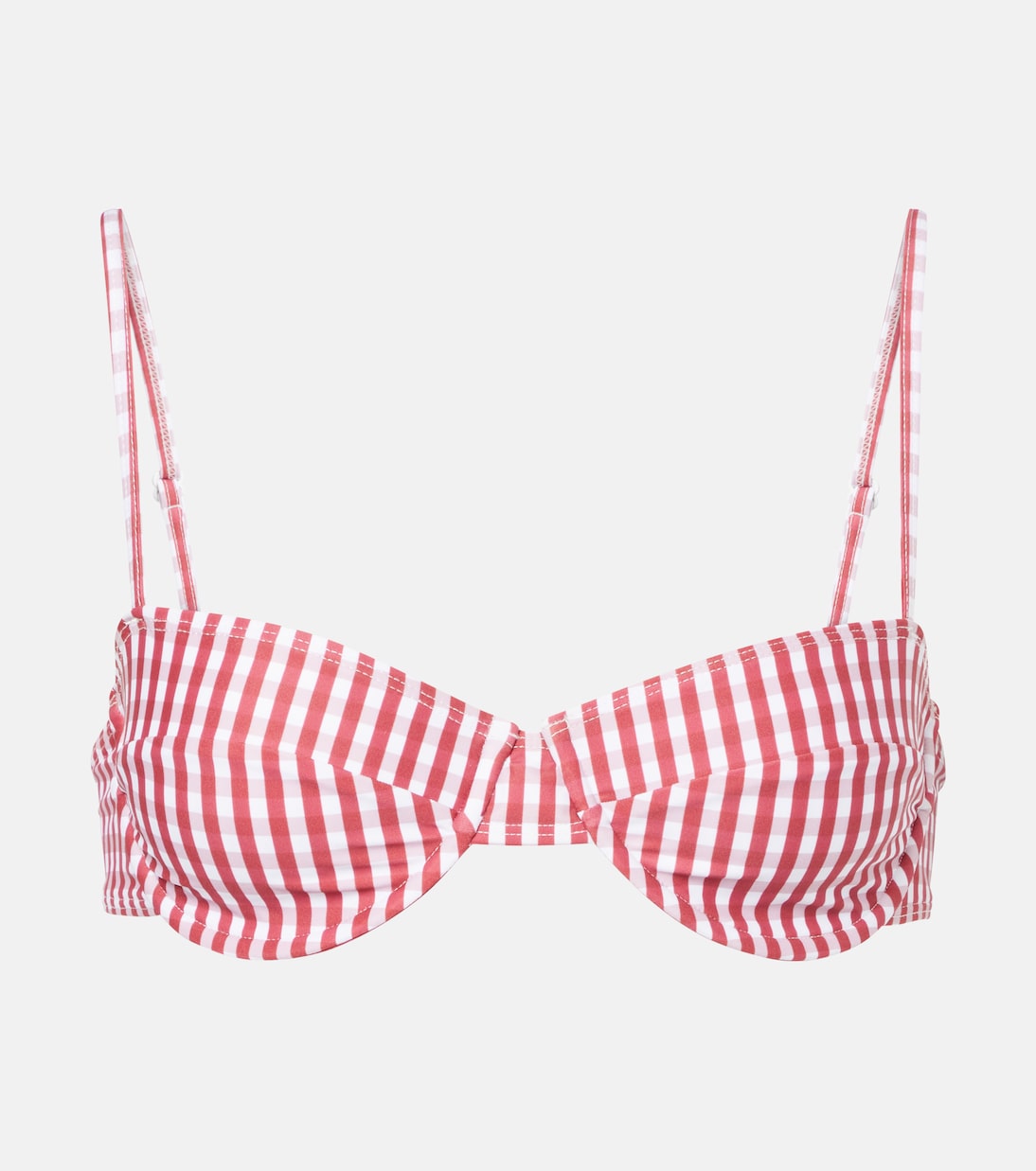 Фарра топ бикини в клетку Faithfull, Red Gingham 
Фарра топ бикини в клетку Faithfull, Red Gingham