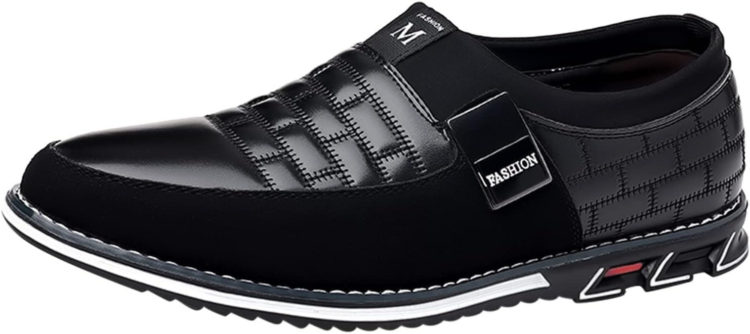 Мужские дышащие, удобные, деловые, повседневные, однотонные кожаные домашние туфли из кожи Generic, черный
Мужские дышащие, удобные, деловые, повседневные, однотонные кожаные домашние туфли из кожи Generic, черный