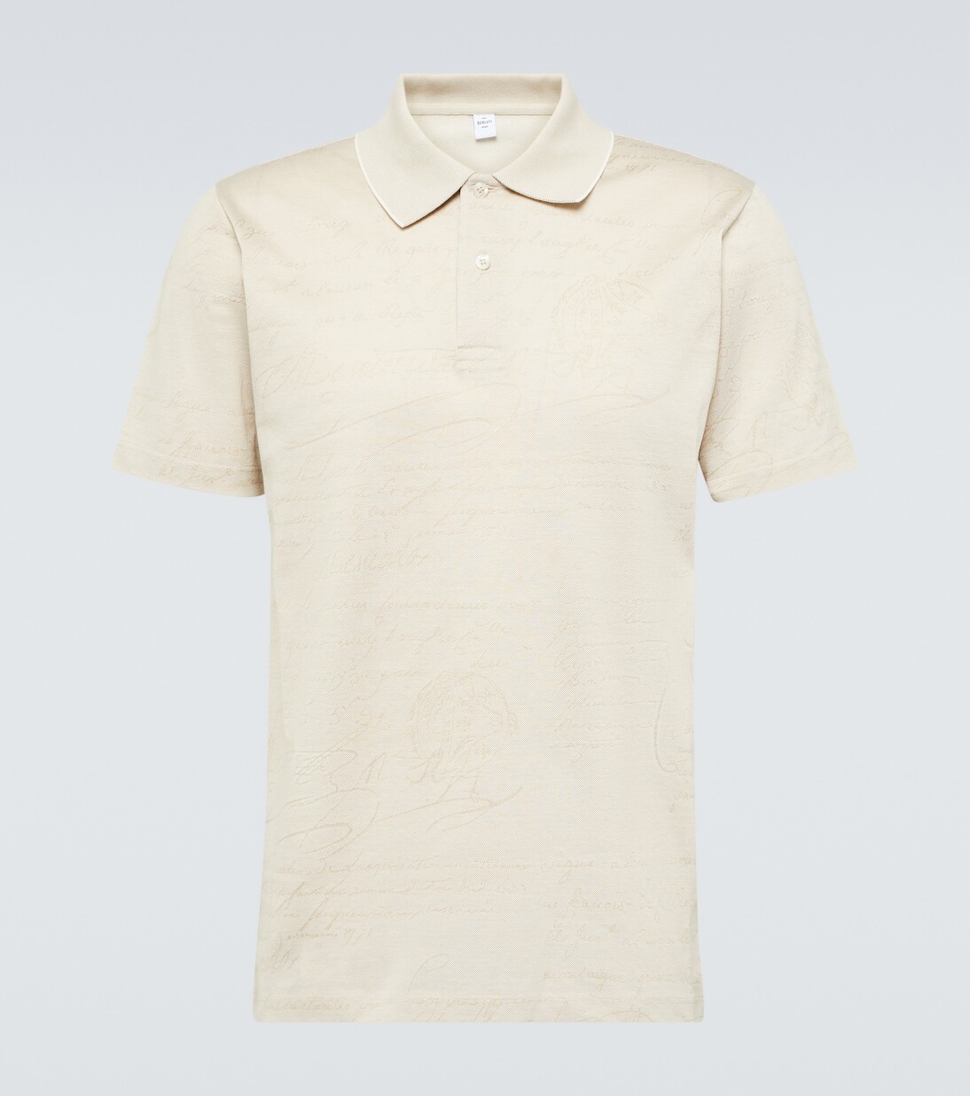 Хлопковая рубашка-поло Berluti, бежевый
Хлопковая рубашка-поло Berluti, бежевый