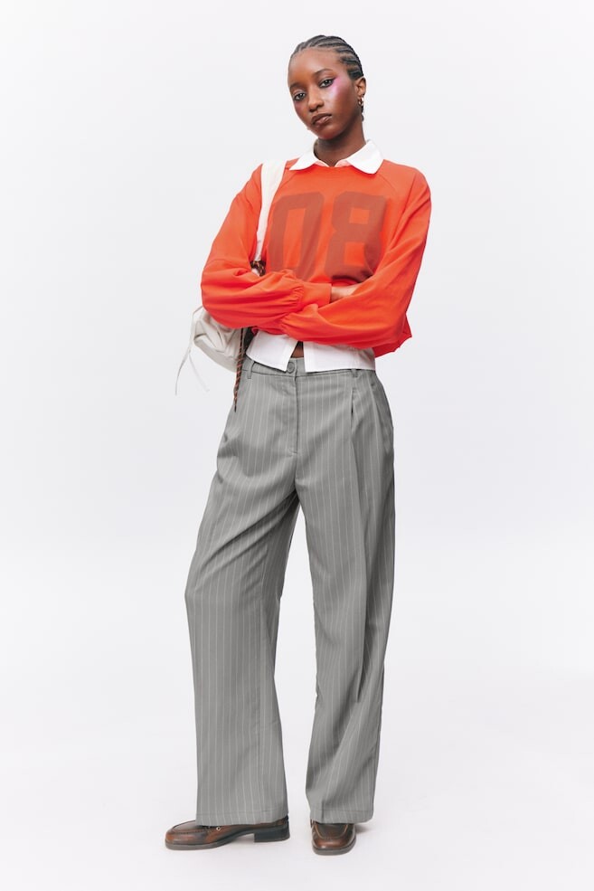 Широкие брюки Monki, серый
Широкие брюки Monki, серый